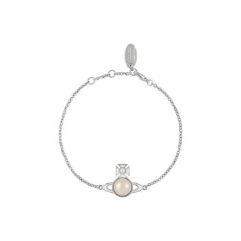 Vivienne Westwood Brass, Platinum Plated Silver Bracelets Women's Silver