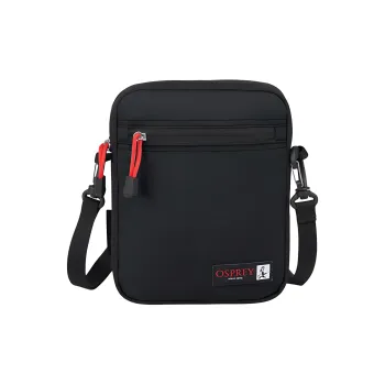 OSPREY Recycled Nylon Shoulder Bag Crossbody Bag Regular Unisex Black