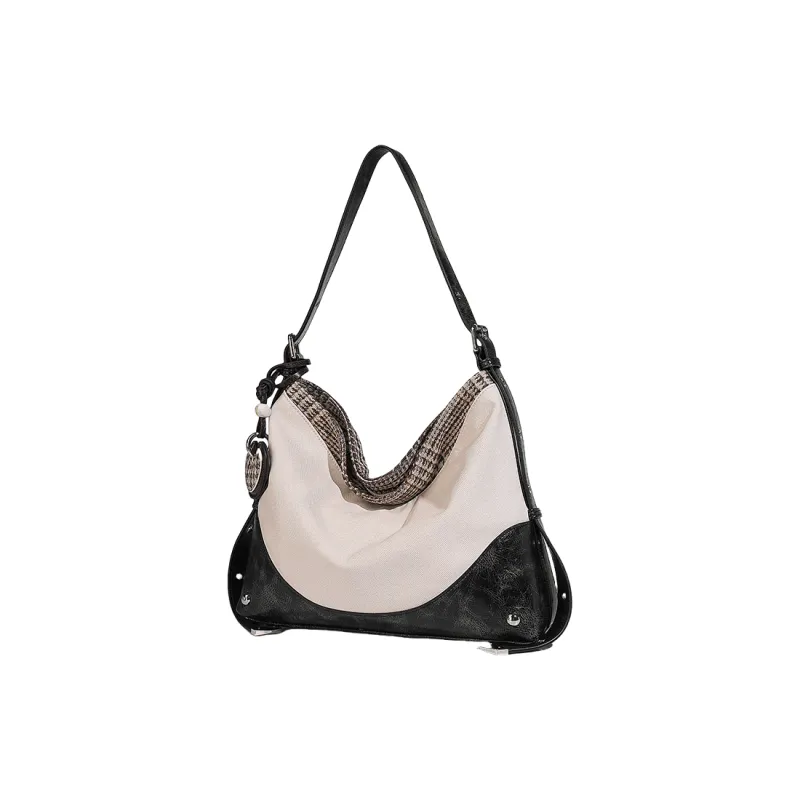 OCTSUI PU Shoulder Bag Regular Women's Off White/khaki-1