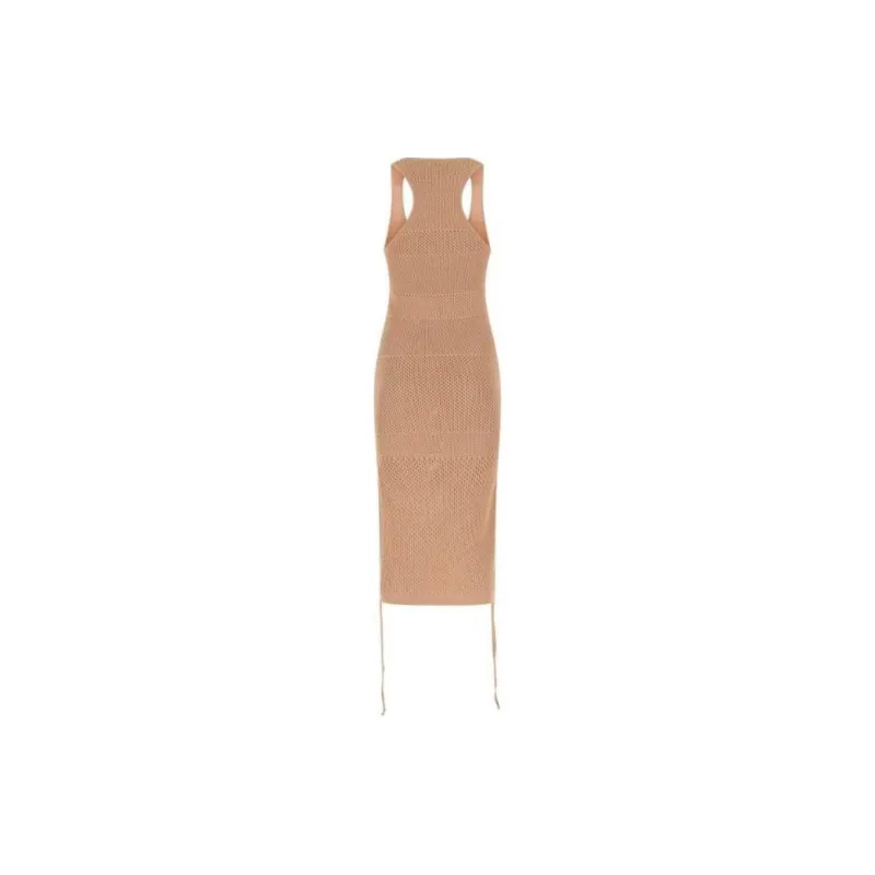 ANDREĀDAMO Raceback Knit Midi Dress-1