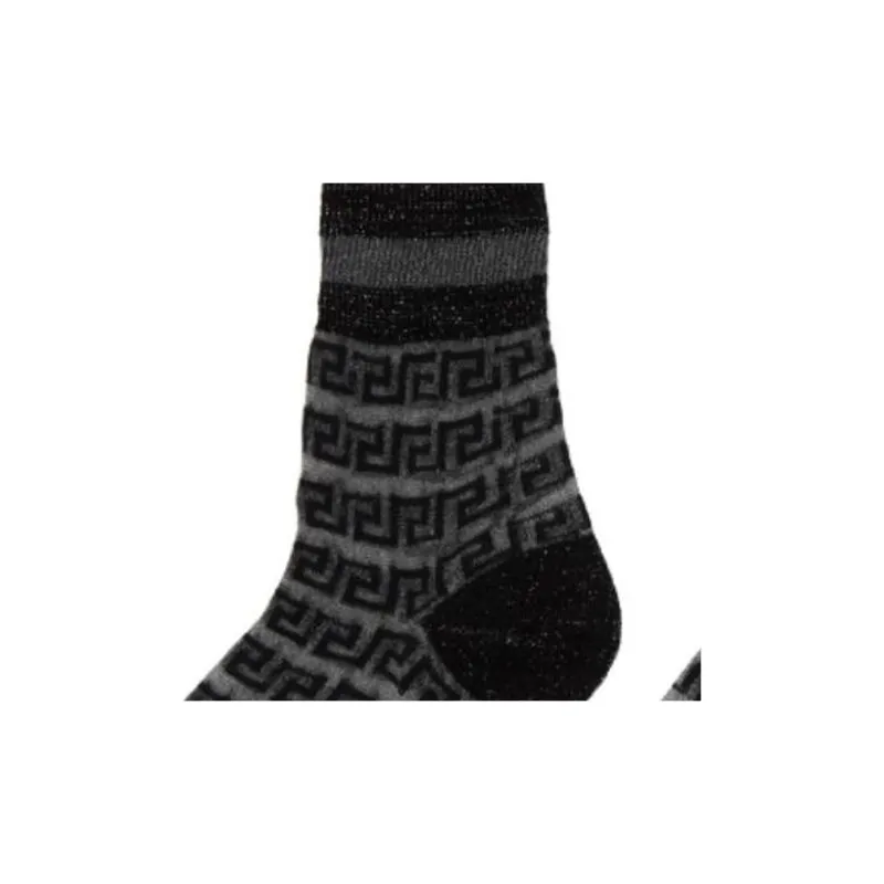 VERSACE Socks 'Grey/Black'-2