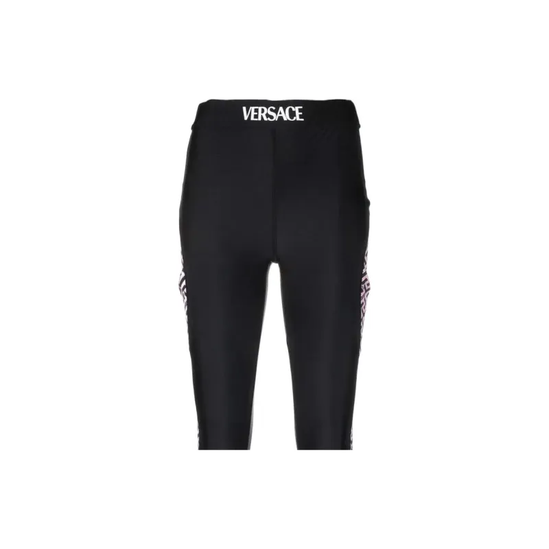 VERSACE Greca Printed Leggings 'Black'-4
