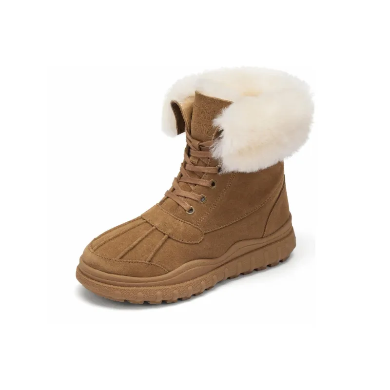 73Hours Winter Warmth Tones Snow Boots Women's Brown-1