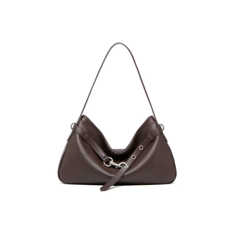 ZOOLER Top Grain Cow Leather Shoulder Bag Women's Black/Ebony-8