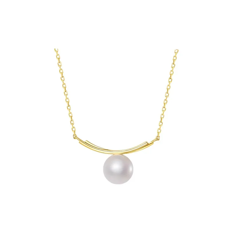 YIN 18K Gold Necklaces Women's Gold/White-0
