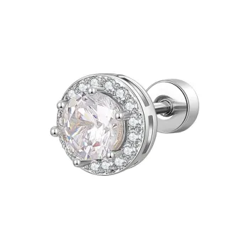 Lady Go Titanium Steel Stud Earrings Women's