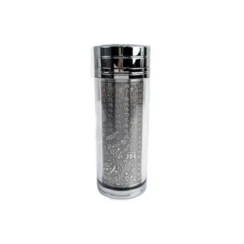 WORLD KNOWS 990 Silver Water Cup Ornament Unisex