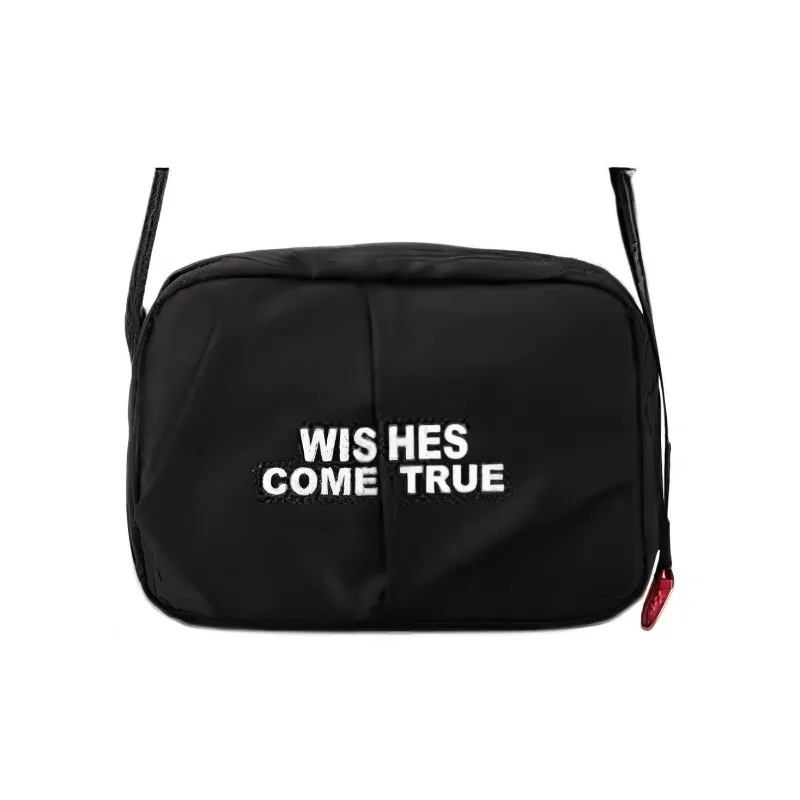 361° Fabric Crossbody Bag Shoulder Bag Unisex Black-0