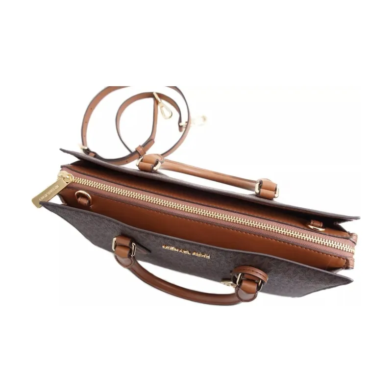 MICHAEL KORS Sheila Leather Shoulder Bag, Crossbody Bag, Handbag Women's Brown-8