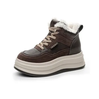MABEL&CO Slip Resistant Mid Top Casual Shoes Women's Brown