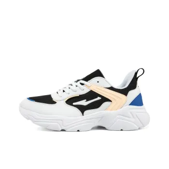 Erke Low Top Chunky Sneakers Men's White Black