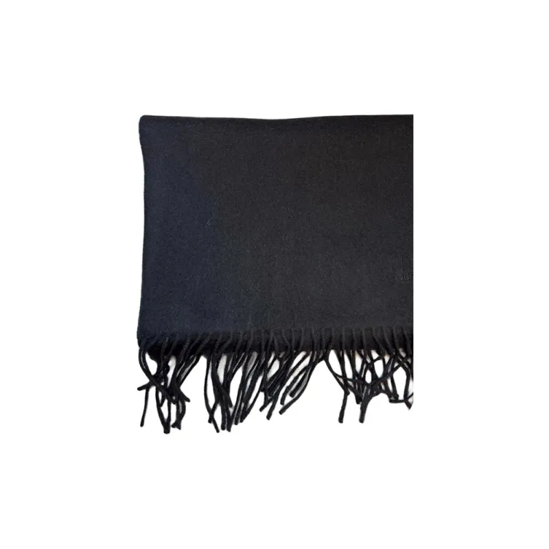 Dunhill Cashmere Knit Scarves Unisex Black-1