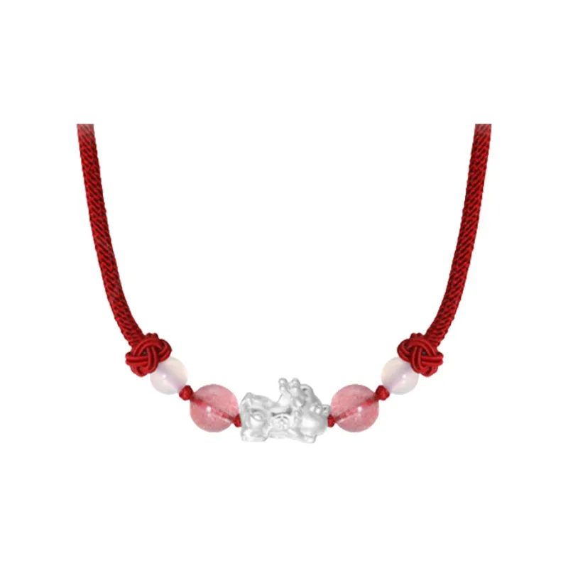 CHINA GOLD Agate Necklaces Unisex-0