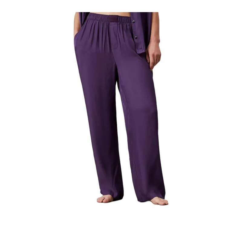 CALVIN KLEIN Pajama Pants Europe Version Women's Purple-0