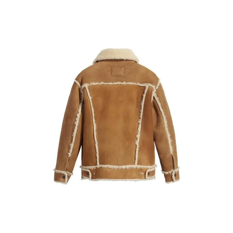 Levis Jackets Men Beige Yellow-1