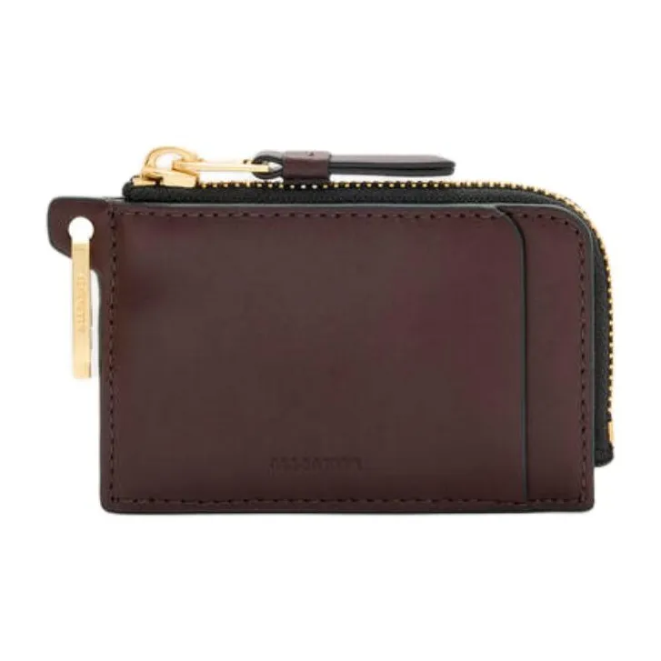 ALLSAINTS Cow Leather Wallet Women's Chocolate-0