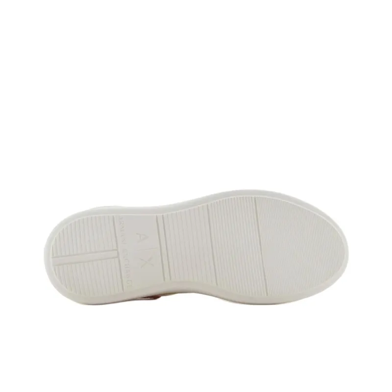 ARMANI EXCHANGEAE Low Top Casual Shoes Women's White Pink-4