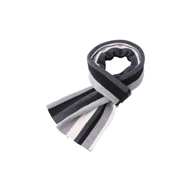 DENSSYNE Pure Wool Knit Scarves Men's-0