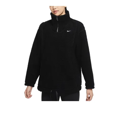 Nike Velvet Jackets Women's Black