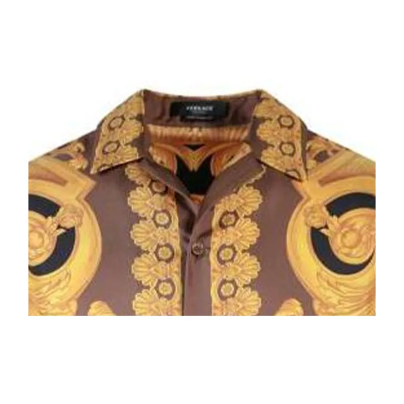 FANSIZHE SS23 Shirt Men's Brown-2