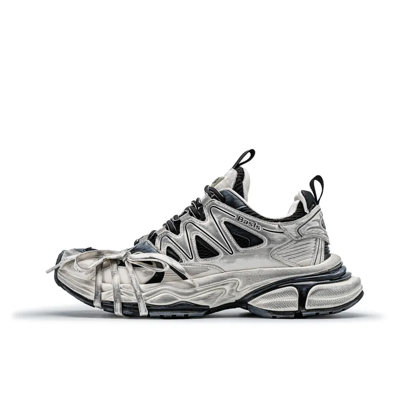 K-WANG Paris Breeze Anti-Slip And Wear-Resistant Height Increasing Low-Top Chunky Sneakers Unisex-30