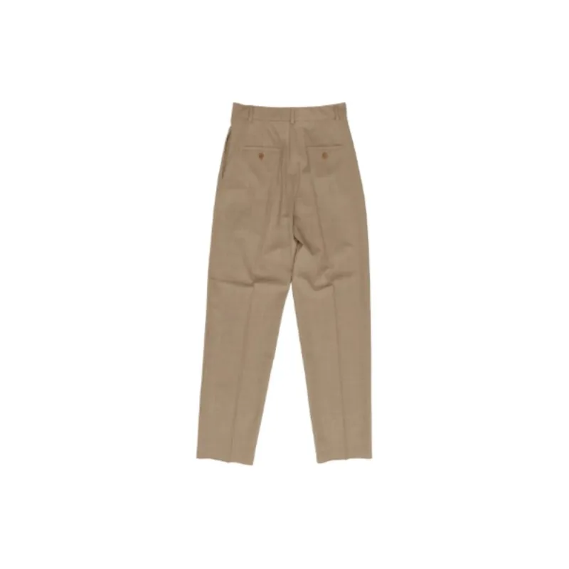 MaxMara Pleat Detailed Tapered Trousers-1