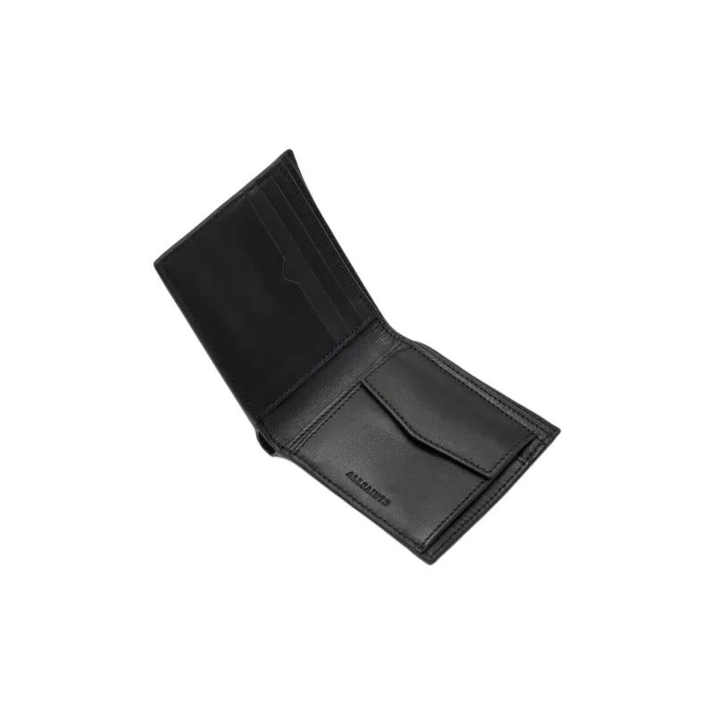 ALLSAINTS Cow Leather Wallet Women's Black-3