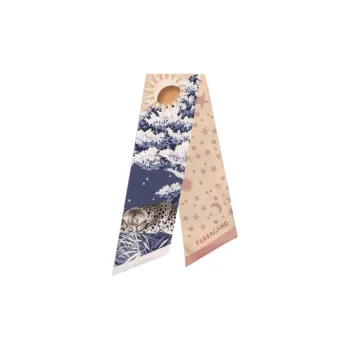 FERRAGAMO Mulberry Silk Hair Bands Women's Pink