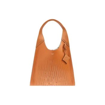 MCM Aren Nappa Leather Tote Bag Shopping Bag Handbag Extra Large Women's Brown