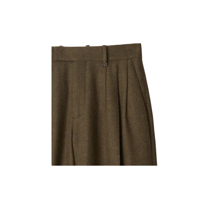 Burberry Wool Tailored Trousers-4