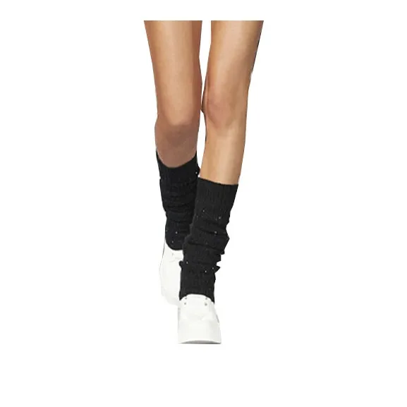 CHANEL 24 Spring And Summer New Arrivals 24C Knee-High Socks Women's 1 Pack Black-0