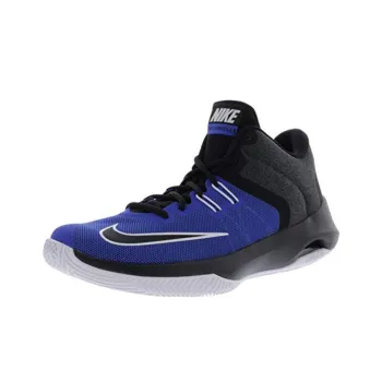 Nike Anti Slip Wear Resistant Mid Top Basketball Shoes Men's Blue
