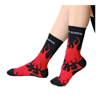 Vision Of Super Mid Calf Socks Men's 1 Pack Red
