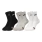 3-Pack (Black+White+Gray)