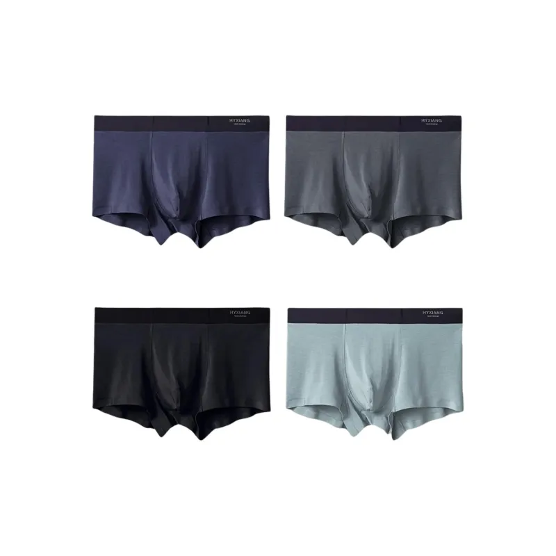H YXIANG Underpants Men's 4 Pack-9