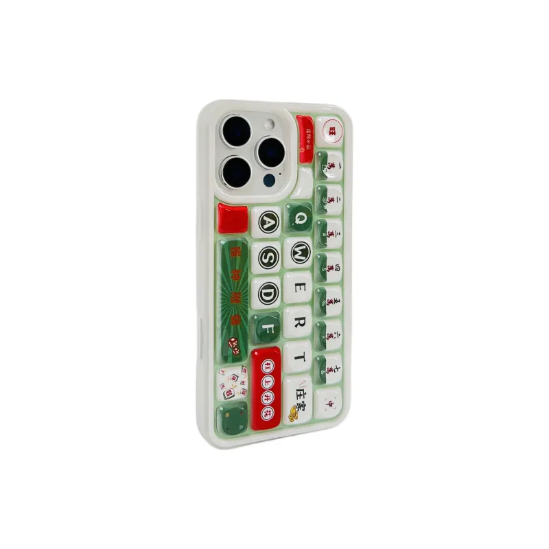 Wei Xin TPU Material Winning In Every Bet Keyboard Phone Cases Compatible With IPhone 16/15 Pro Max/Apple 13/14 Pro/Max-7