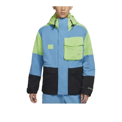 Nike Puffer Jackets Men Blue