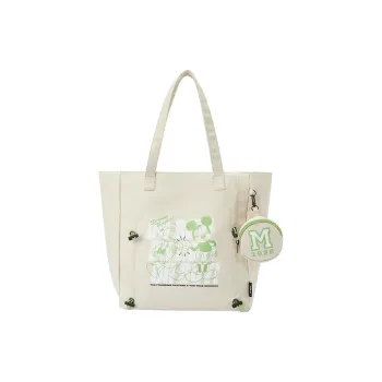 SEM/R × Disney Collaboration Fabric Tote Bag, Shopping Bag, Shoulder Bag Unisex Multicolor
