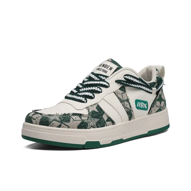 RENBEN Non-slip Lightweight Low-Top Skateboard Shoes Men's-6