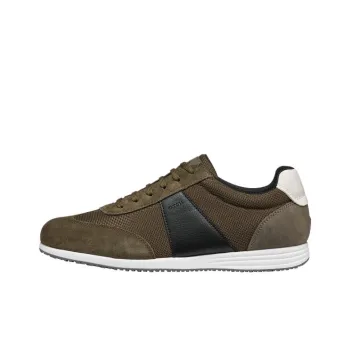 GEOX Arthien Breathable And Lightweight Low Top Casual Shoes Men's Green Black