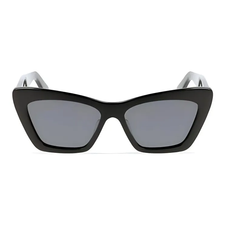 FERRAGAMO Acetate Cat Eye Sunglasses Women's Black-0