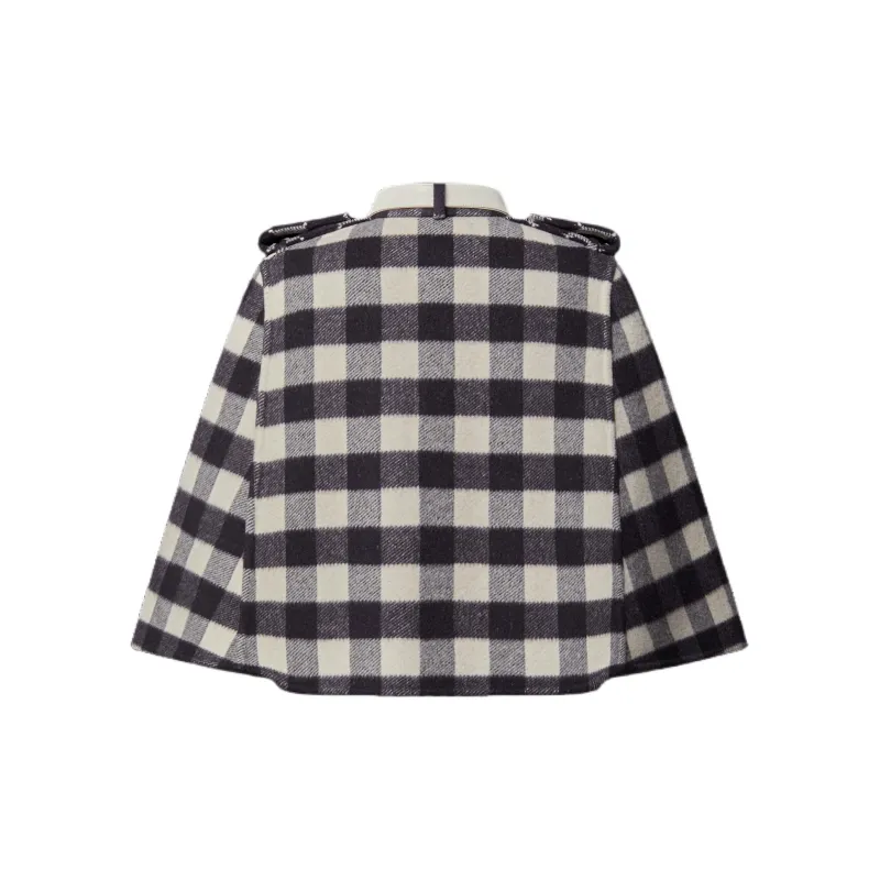 LOUIS VUITTON Double Face Check Cape-1