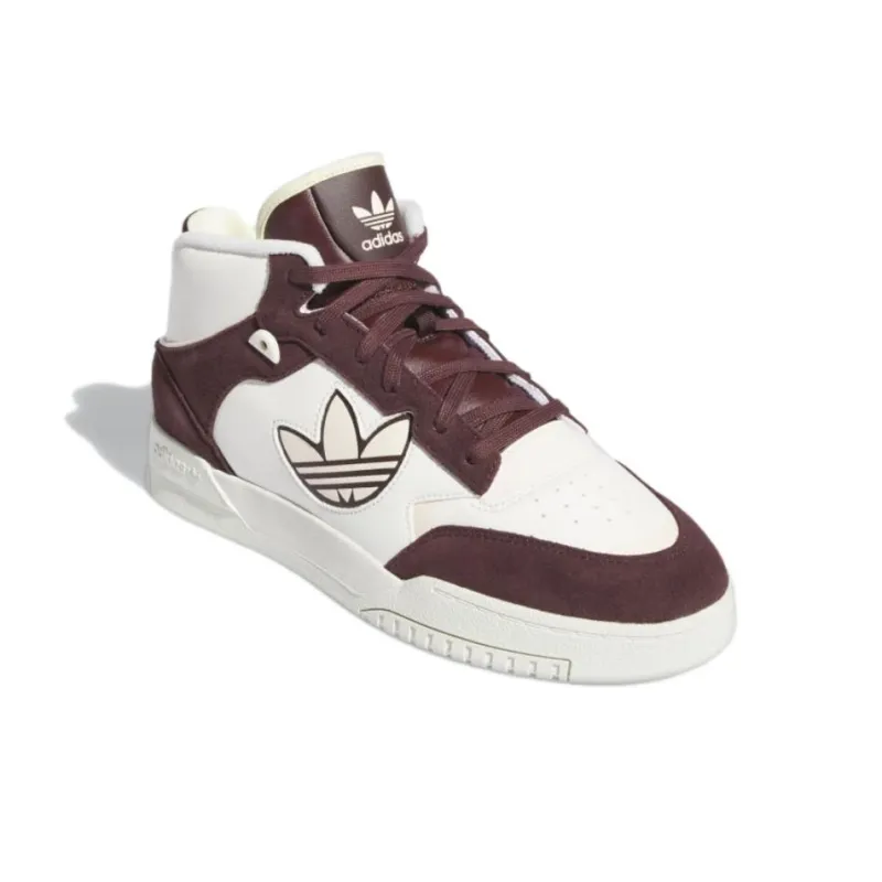 Adidas Originals DROP STEP XL 2.0 Anti Slip Wear Resistant Mid Top Skateboard Shoes Unisex White-1