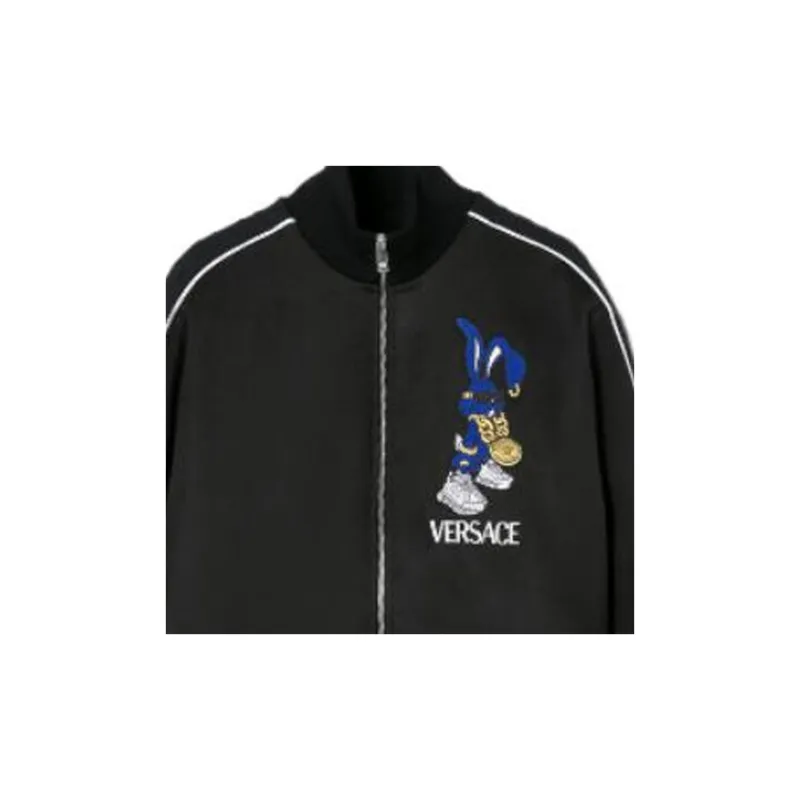 VERSACE Jackets Men Black-4