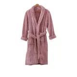 Pink AB Yarn Bath Robe