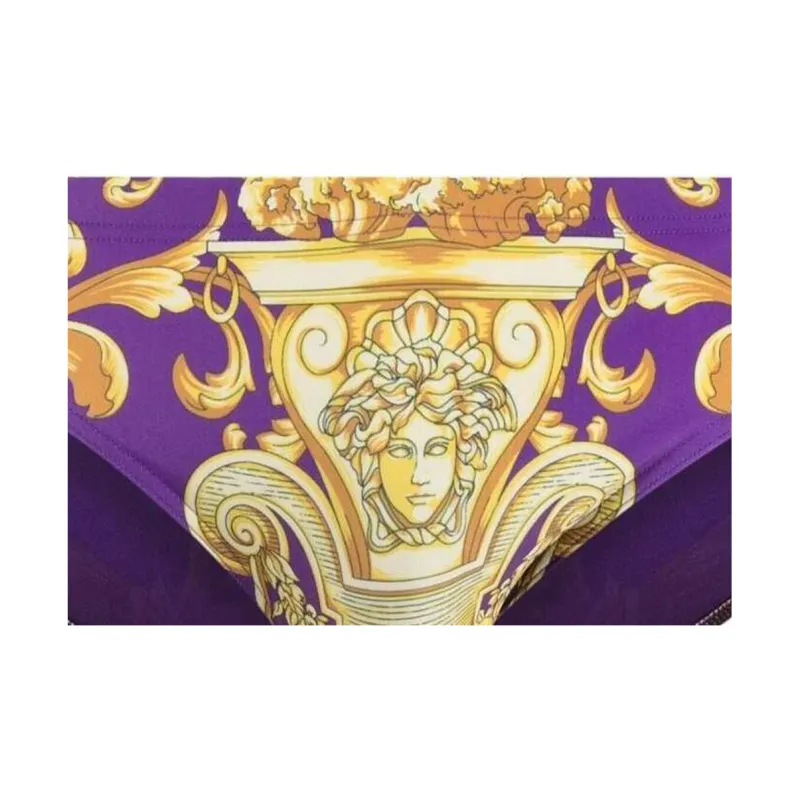 VERSACE Swimming Shorts Men Purple-2