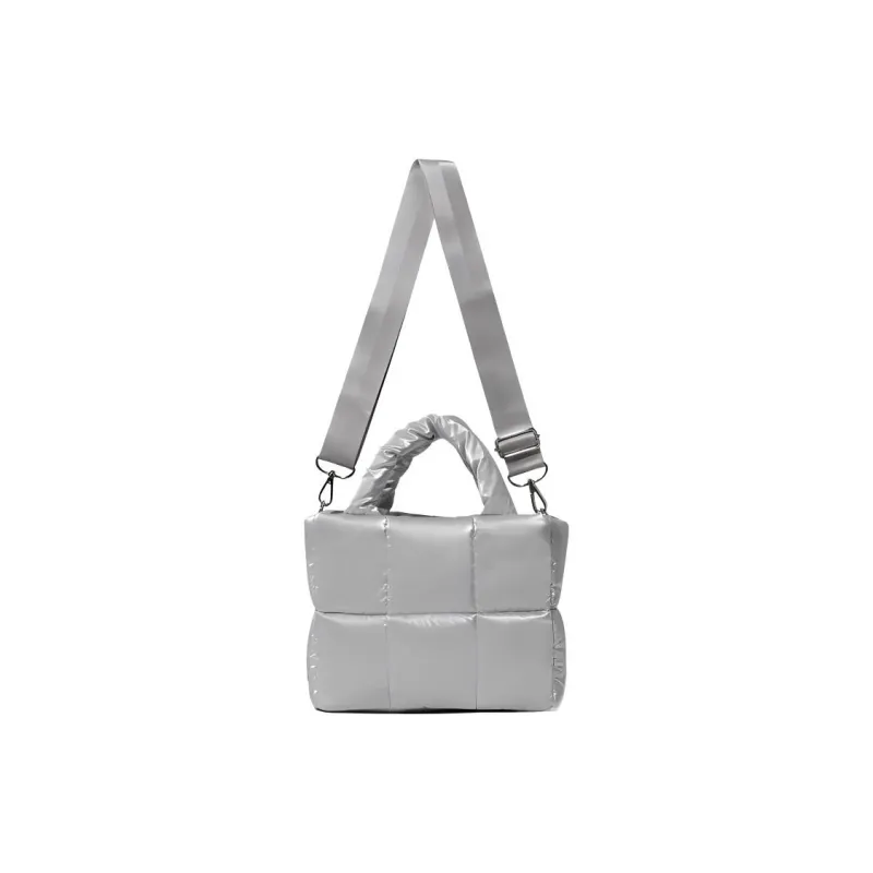 FILA Nylon Crossbody Bag Shoulder Bag Women's Bright Gray-1