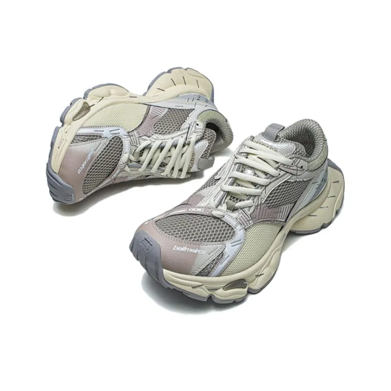 JIETEGONGYANG Slip Resistant Low Top Chunky Sneakers Unisex-9