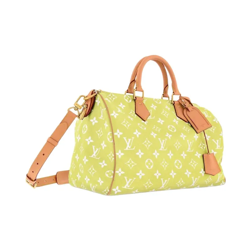 LOUIS VUITTON Speedy P9 Bandouliere 40 Lemonade Yellow-2