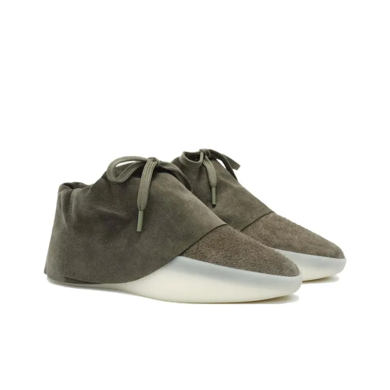 Fear Of God Moc Lo Runner Low Top Casual Shoes Unisex Gray Green-2